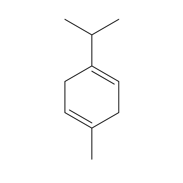 Gamma-Terpinene Terpene Molecule